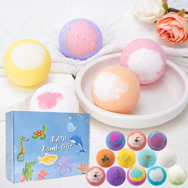 💥FREE SHIPPING-Clearance price $46.98:Bath Bombs for Kids with SurpriseSPRINGInside, 12 Pack Kid Bath Bombs Gift Set
