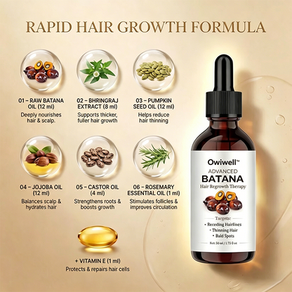 Pure Batana Hair Oil (1+1 Free)