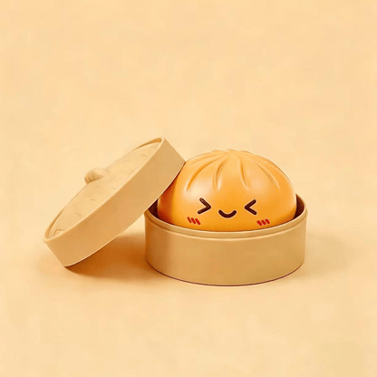 🔥Glitter Dumpling Squishy Steamer Blind Box Surprise Squeeze Fun