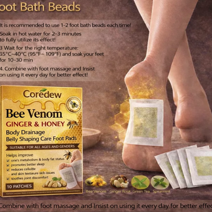 🏆50K+ SOLD LAST WEEK!  - 🐝 Bee Venom Herbal Slimming Patch Support Lymphatic Drainage & Reduce Bloating Naturally